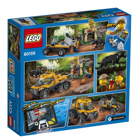 Конструктор lego city 60159 исследование джунглей