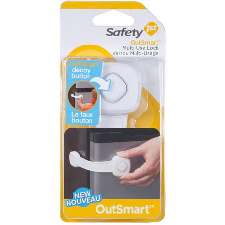 Safety 1st HS2700300 Outsmart Multi-Use Lock with Decoy Button, Smart multi-use lock