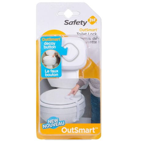 Safety 1st Outsmart  Toilet Lock, Enures cabinets locked for safety