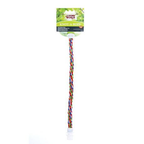 Living World Knot-A-Rope Cotton Perch, Rope perch