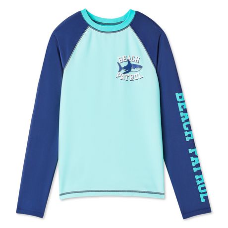 George Boys' Long Raglan Sleeve Rashguard Tee - Walmart.ca