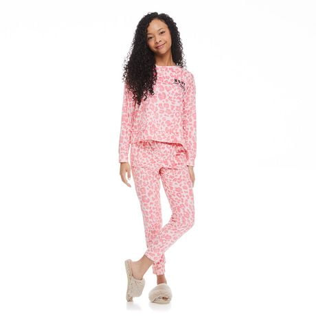 Justice Girls' Cuffed Pajamas 2-Piece Set | Walmart Canada