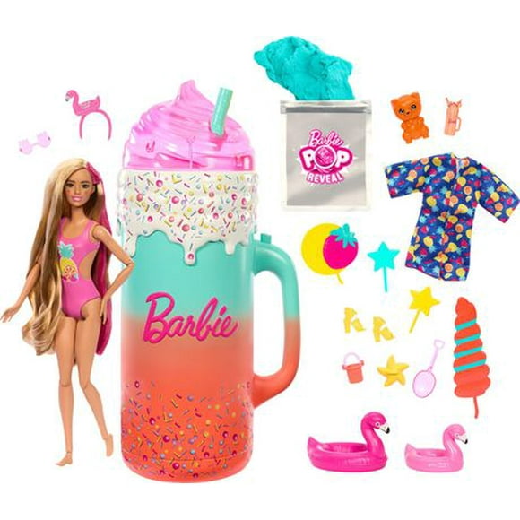 Barbie Pop Reveal Coffret-cadeau Révélation Surprise, 15+ surprises