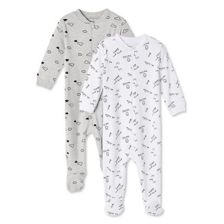 George Infants' Unisex Sleeper 2-Pack, Sizes 6-12 months - Walmart.ca