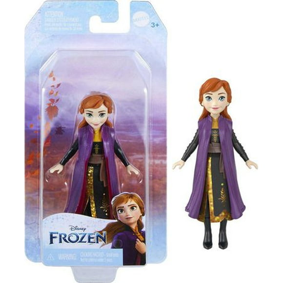 Disney Frozen Anna Small Doll, Collectible Disney Toy Inspired by the Movie Disney Frozen 2