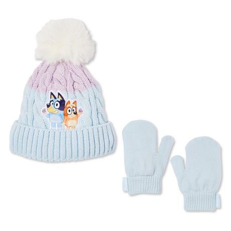 Bluey Toddler Girls' Beanie 2-Piece Set, One Size