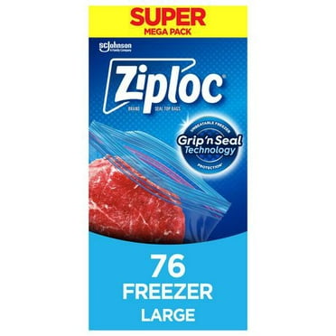 Great Value Large Double Zipper Freezer Bags, 30 Bags - Walmart.ca