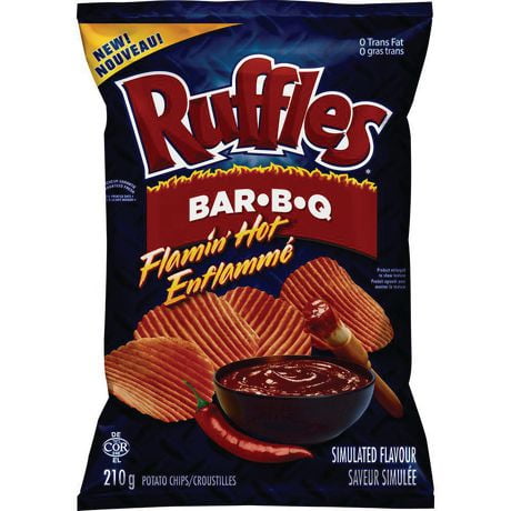 Ruffles Flamin' Hot Bar-B-Q Potato Chips | Walmart Canada