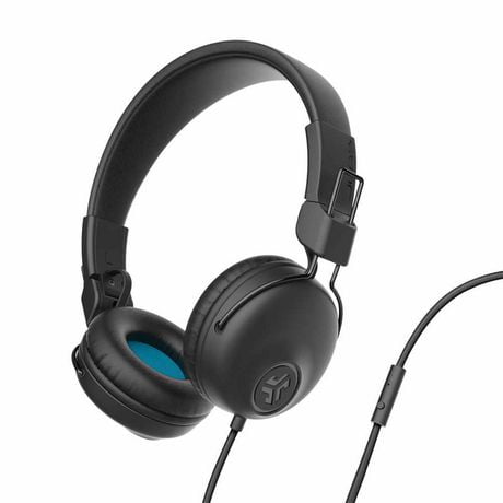 JLab Audio Studio On-Ear Wired Headphones Black, Studio On-Ear WiHdBl