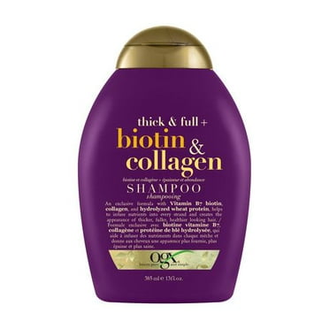 OGX Thick & Full + Biotin & Collagen Shampoo, 385mL
