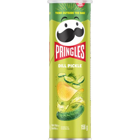 Pringles Dill Pickle Flavour Potato Chips 156g | Walmart Canada