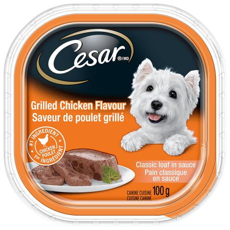 Cesar Classic Loaf in Sauce Grilled Chicken Flavour Soft Wet Dog Food, 100g