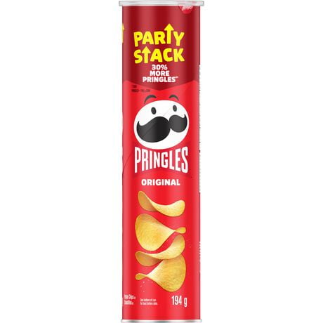 Pringles Party Stack Can Original Flavour 194g | Walmart Canada