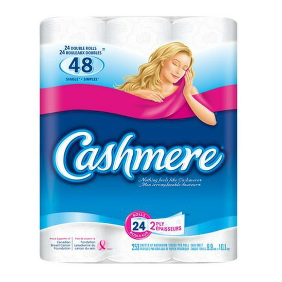 Cashmere Double Roll 2 Ply Bathroom Tissue Paper