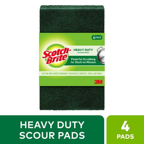 Scotch-Brite® Heavy Duty Scour Pad, 4 Pack