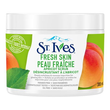 St. Ives Fresh Skin Facial Scrub for clear, glowing skin Apricot paraben-free 300 ml, 300 ml Face Scrub