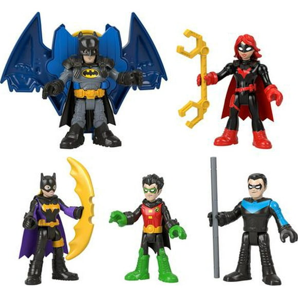 Imaginext DC Super Friends Batman Figures, Family Multipack, 12 Piece Preschool Toys, Ages 3-8