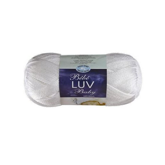 Baby Luv White Yarn 120g, Comes in beautiful baby colors.