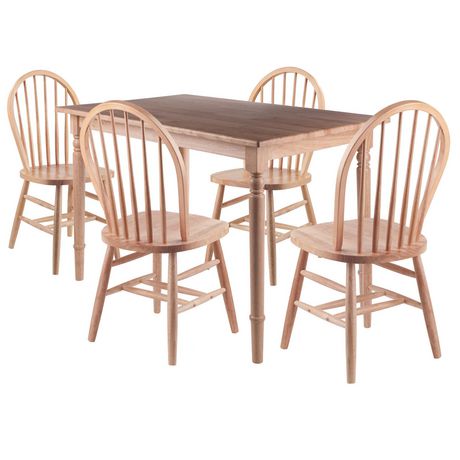 Winsome Ravenna 5pc Dining Table With, Round Table Windsor Ca