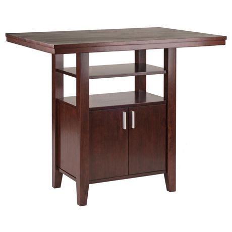 Winsome Albany High Dining Table Walnut