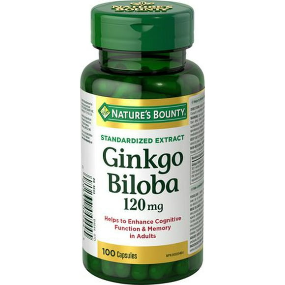 Nature's Bounty Ginkgo Biloba, 100 Capsules
