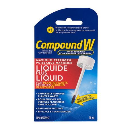 Compound W Wart Remover Maximum Strength Liquid, 10 ML Liquid