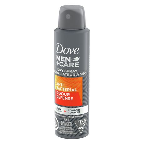 Dove Men Care Antibacterial Odour Defense Dry Spray | Walmart Canada
