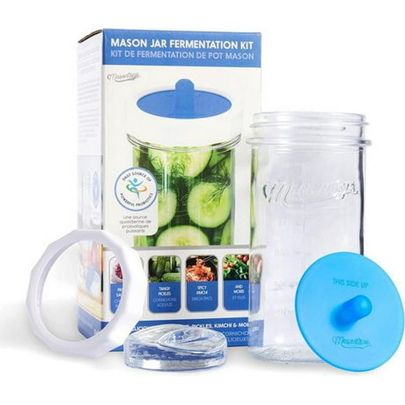 SINGLE JAR FERMENTATION KIT FOR VEGETABLES, Fermentation Kit Including Jar