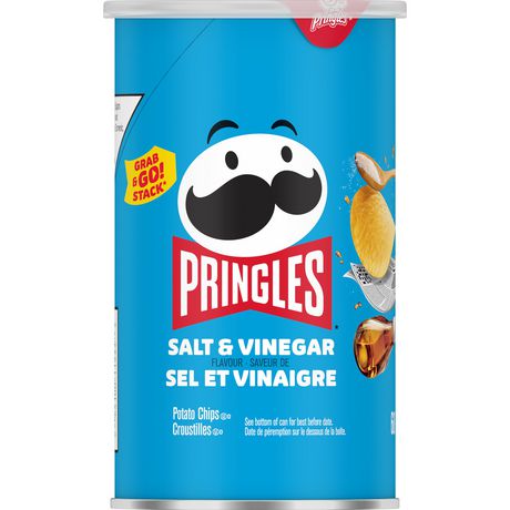 Pringles Grab & Go! Salt & Vinegar Flavour 68 g | Walmart Canada