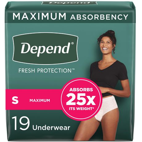 Depend® Fit Flex® Maximum Absorbent Underwear, Small – Adroit Medical  Equipment