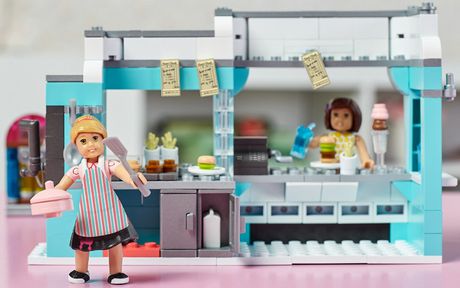 american girl diner set