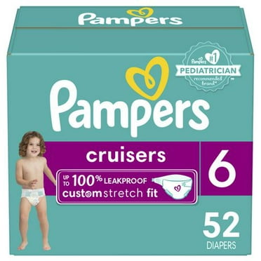 Pampers Cruisers Diapers, Super Pack, Sizes 3-7, 84-44 Count