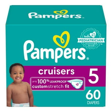 Pampers Cruisers Diapers, Super Pack, Sizes 3-7, 84-44 Count