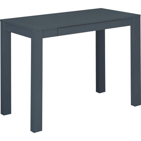 Dorel Parsons Computer Desk With Drawer, Gray Gray