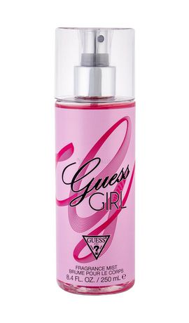 guess pink body mist