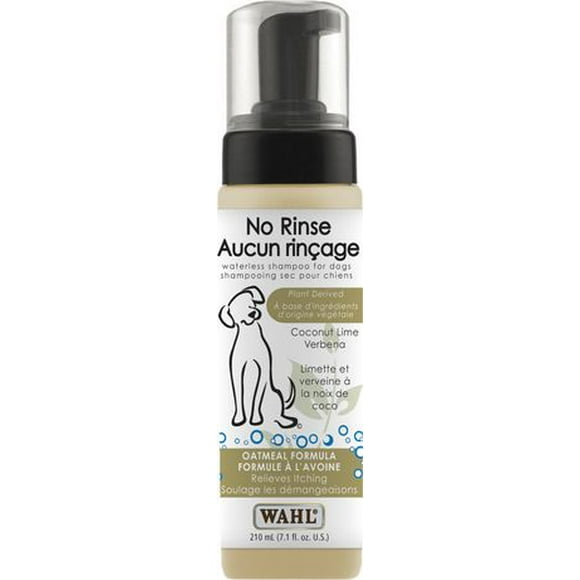 Wahl No Rinse Waterless Shampoo for Dogs - 210 ml, Quick refresh between baths
