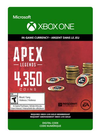Xbox One APEX Legends: 4350 Coins [Download] | Walmart Canada