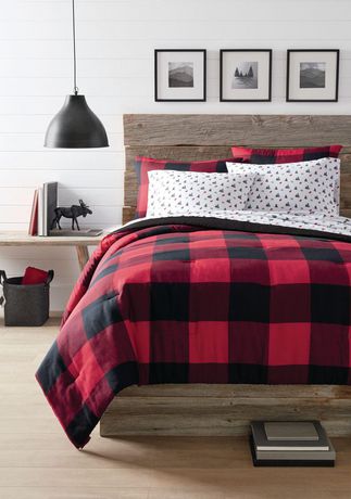 Canadiana Reversible 3pc Comforter Set Walmart Canada