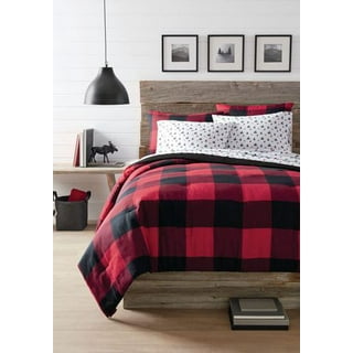 Canadiana Grey Stripe Comforter Set 