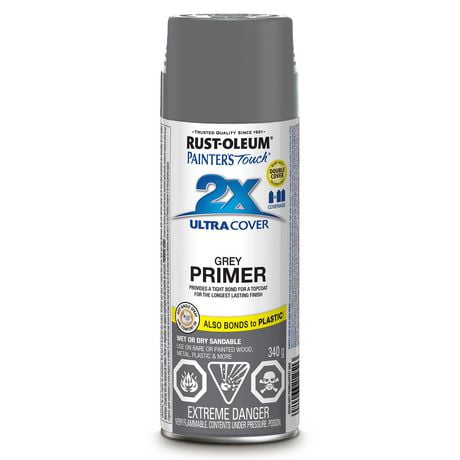 Rust-Oleum Specialty Painter's Touch Ultra Cover 2x Grey Primer, 340 g