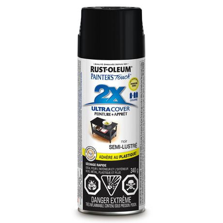 Rust-Oleum Specialty Painter's Touch Ultra Cover 2x Gloss Black, 340 g