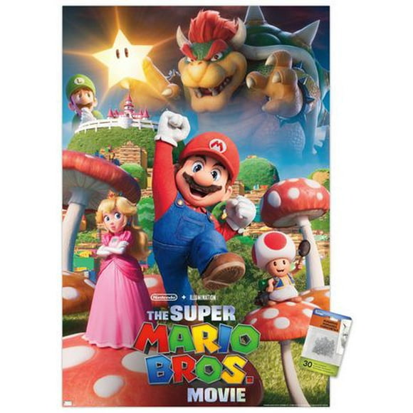 Le film Super Mario Bros. - Art clé du Royaume Champignon