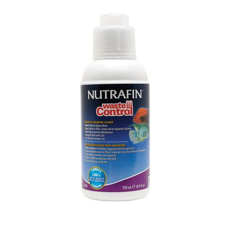 Nutrafin Waste Control Biological Aquarium Cleaner, 250 mL (8.4 fl oz)
