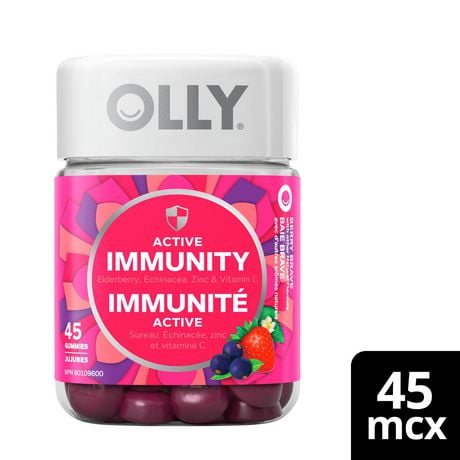 Suppléments Gélifiés OLLY Immunité Active Baie Brave