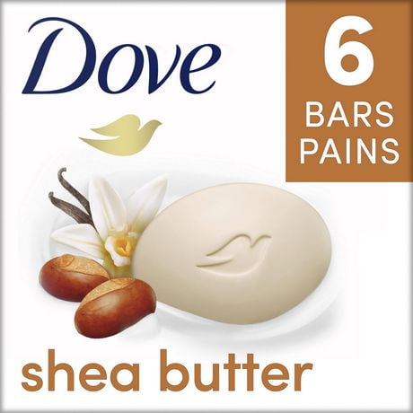 Dove Shea Butter Beauty Bar, 6x106g Beauty Bars