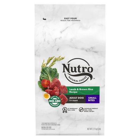 Nutro Natural Choice Small Bites Lamb & Brown Rice Recipe Adult Dry Dog Food, 2.27kg