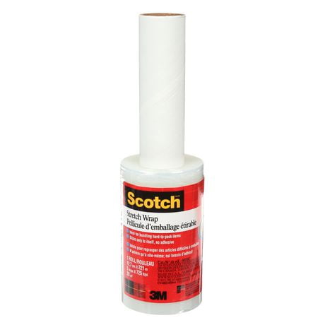 Scotch™ Stretch Wrap 8033, 1.5 m x 221 m (59 in x 241.68 yd), 1 Sheet/Pack, Stretch Wrap