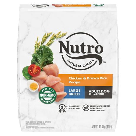 Nourriture sèche pour chiens adultes Nutro Natural Choice Recette avec poulet et riz brun 13,61kg