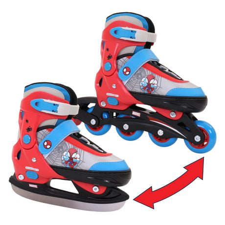 Patin Switcher Spiderman 8-11 Patins ajustable La Spiderman 8-11