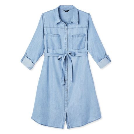 george denim dress